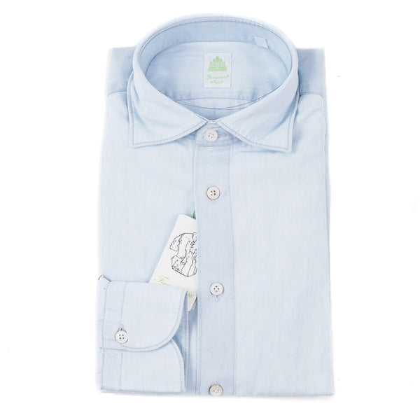 Finamore Chambray Cotton Dress Shirt – Top Shelf Apparel