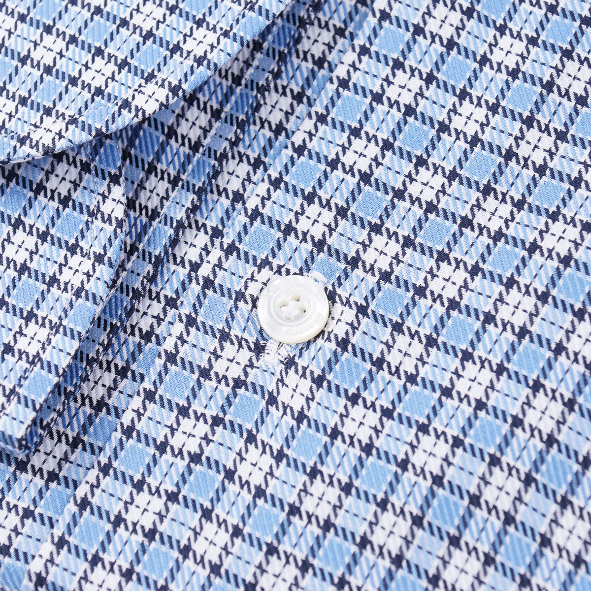Finamore Woven Check Cotton Shirt - Top Shelf Apparel