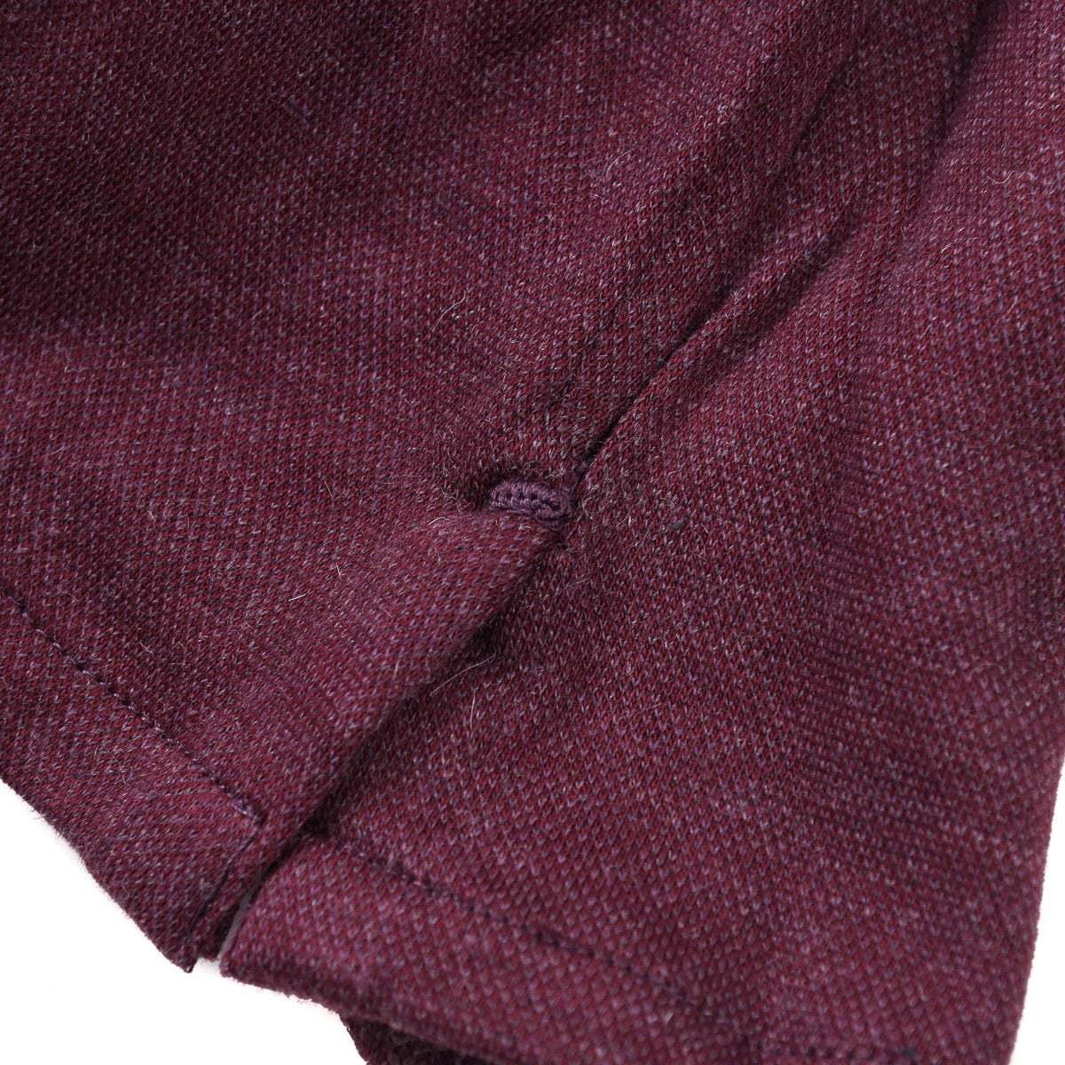 Finamore Long Sleeve Cotton-Cashmere Polo Shirt - Top Shelf Apparel