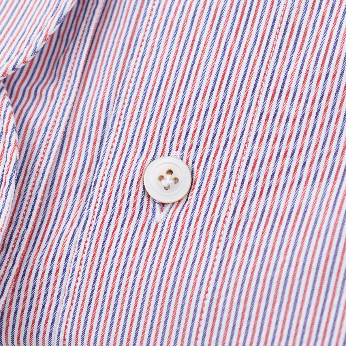 Finamore Woven Stripe Cotton Dress Shirt - Top Shelf Apparel