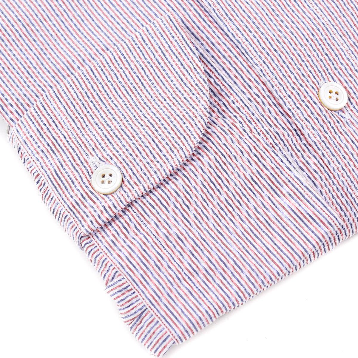 Finamore Woven Stripe Cotton Dress Shirt - Top Shelf Apparel