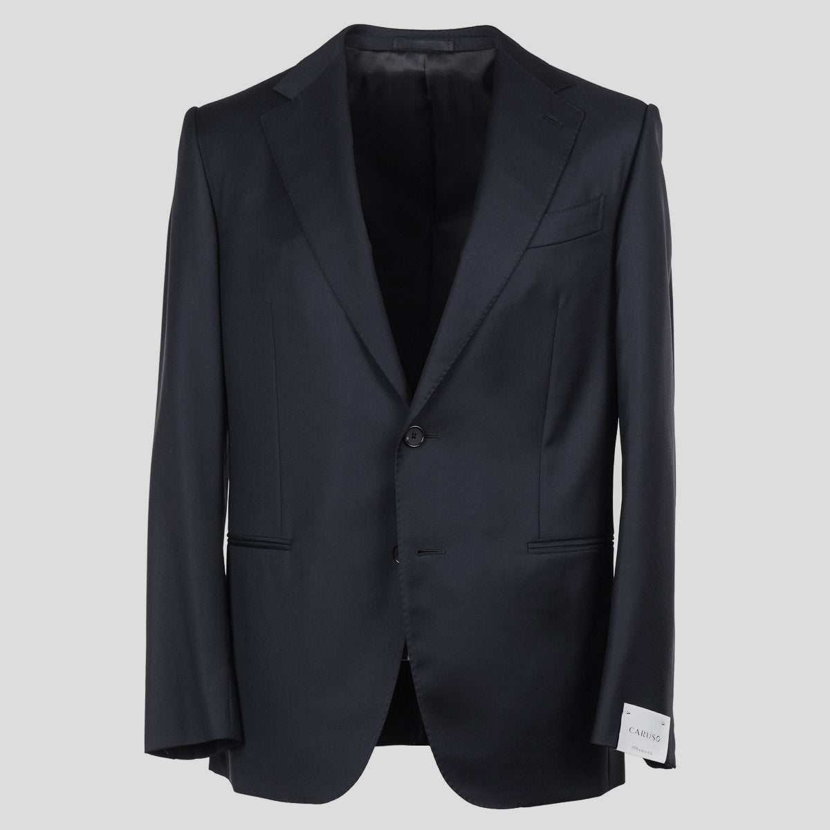 Caruso Black Loro Piana 150s Wool Suit - Top Shelf Apparel