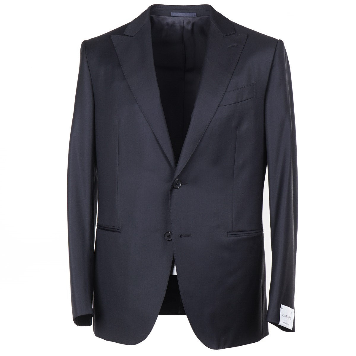 Caruso Black Super 150s Wool Suit - Top Shelf Apparel