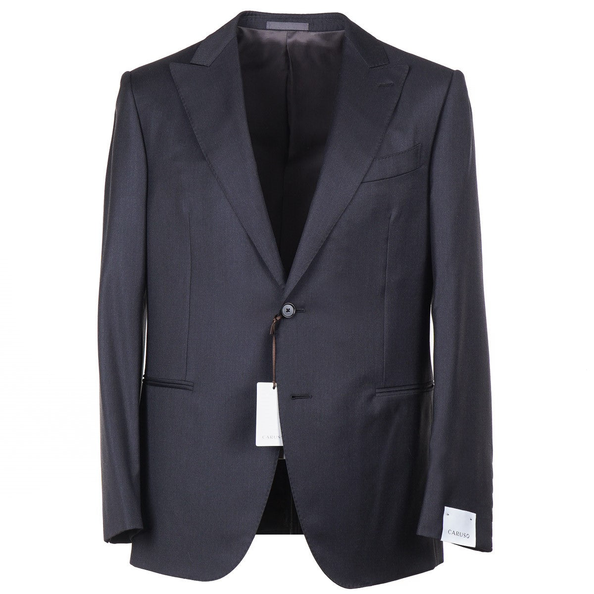 Caruso Charcoal Super 150s Wool Suit - Top Shelf Apparel