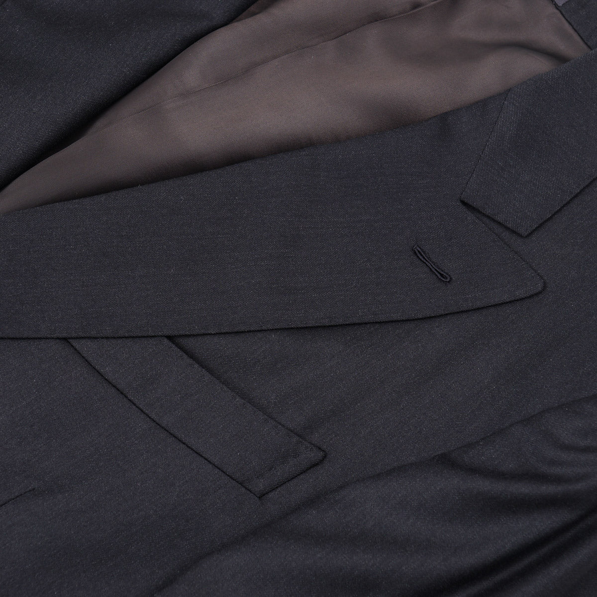 Caruso Charcoal Super 150s Wool Suit - Top Shelf Apparel