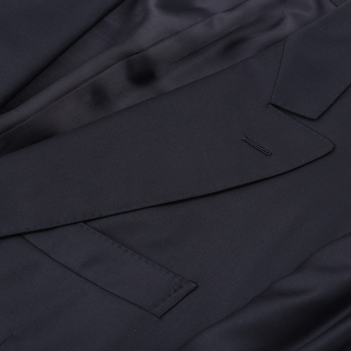 Caruso Black Super 150s Wool Suit - Top Shelf Apparel