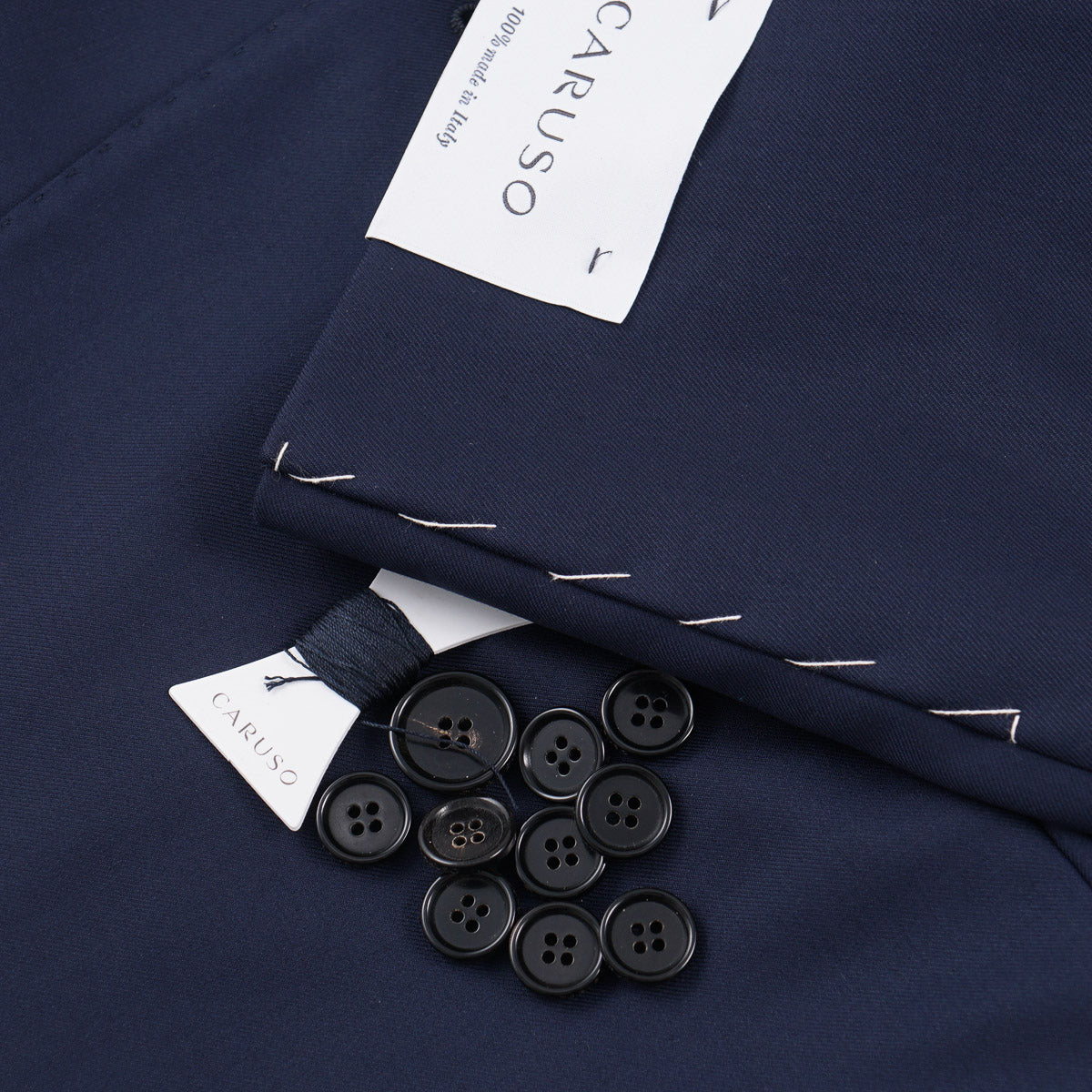 Caruso Navy Super 150s Wool Suit - Top Shelf Apparel