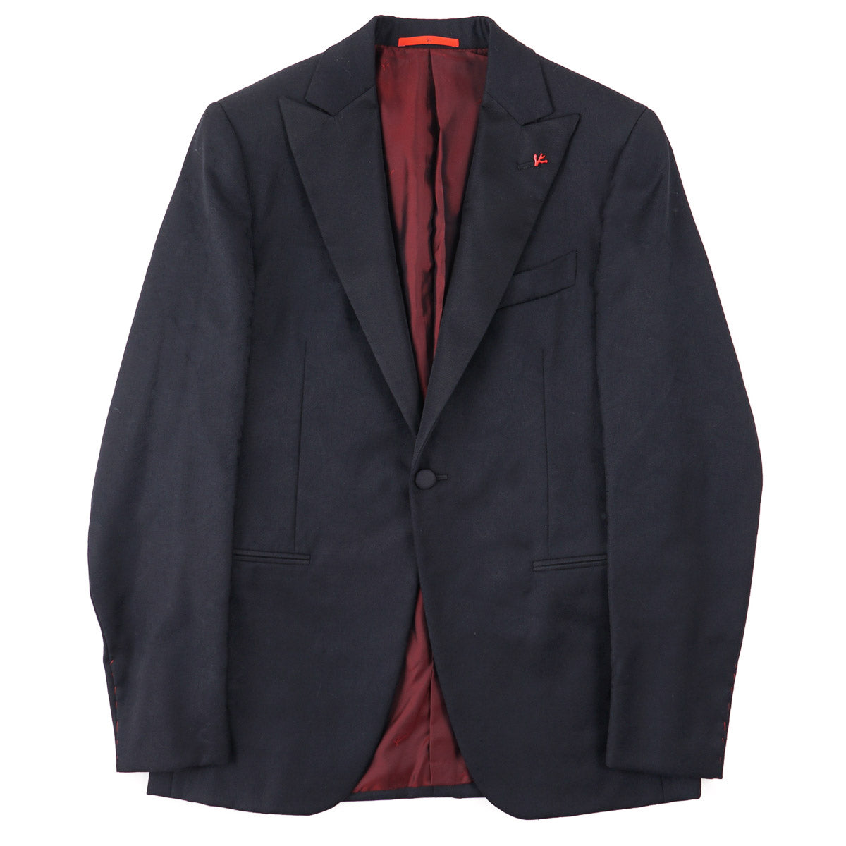 Isaia Slim-Fit Paisley Brocade Smoking Jacket - Top Shelf Apparel