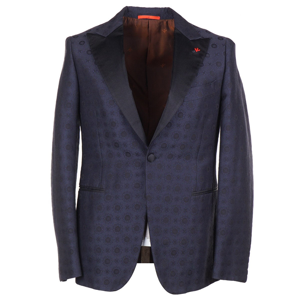 Isaia Slim-Fit Jacquard Smoking Jacket - Top Shelf Apparel