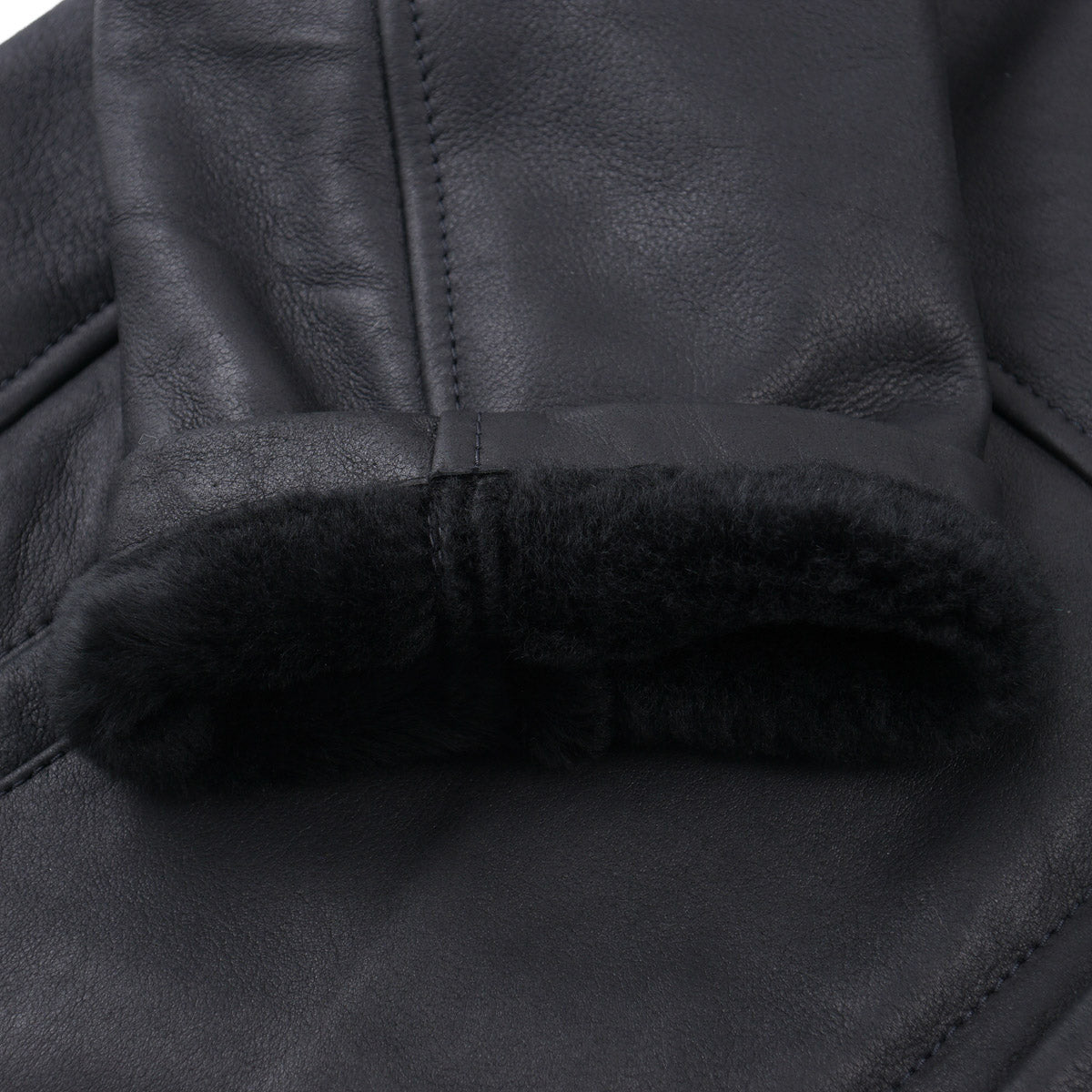 Hettabretz Satin Shearling Leather Overcoat - Top Shelf Apparel