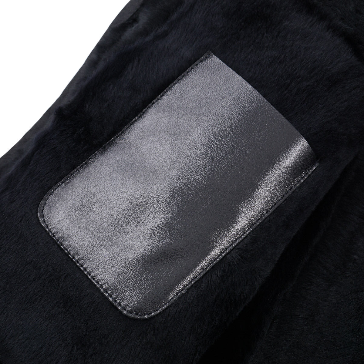 Hettabretz Satin Shearling Leather Overcoat - Top Shelf Apparel