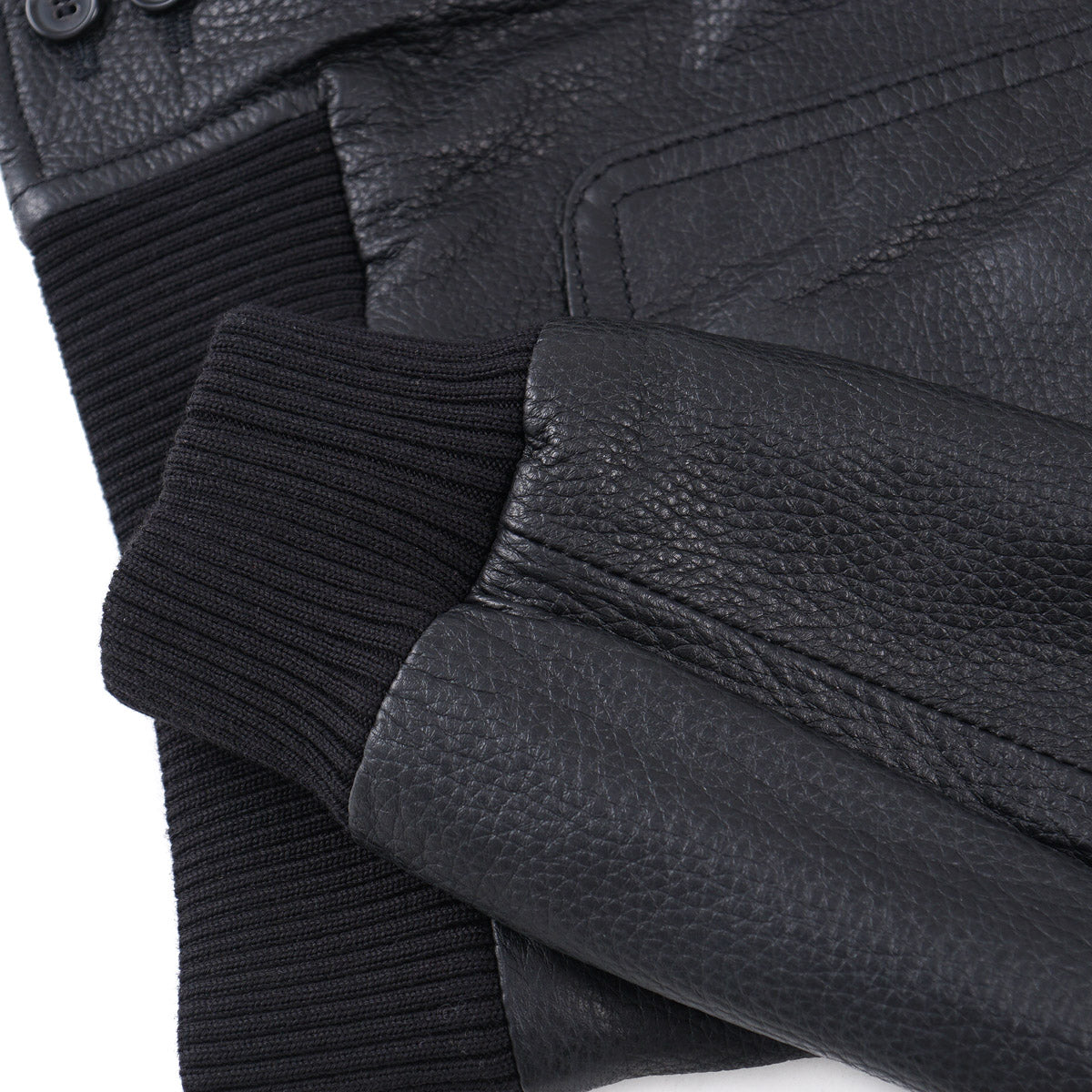 Hettabretz Deerskin Leather Bomber Jacket