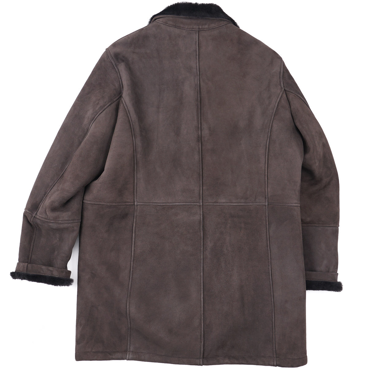 Hettabretz Shearling Leather Overcoat - Top Shelf Apparel