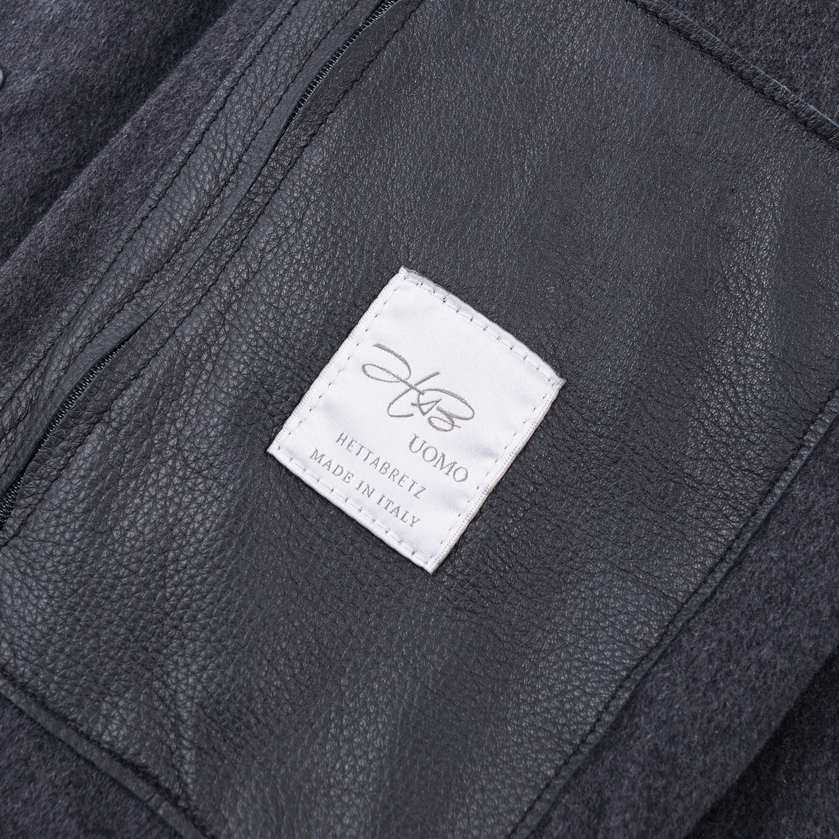 Hettabretz Deerskin Leather Bomber Jacket