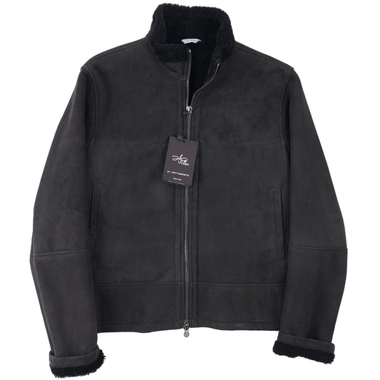 Hettabretz Shearling Leather Bomber Jacket