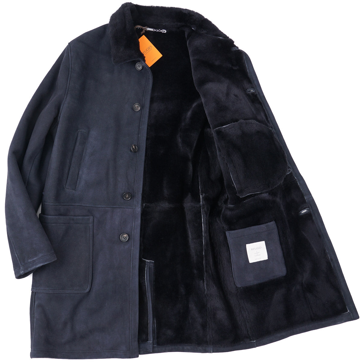 Rifugio Plush Shearling Leather Overcoat - Top Shelf Apparel