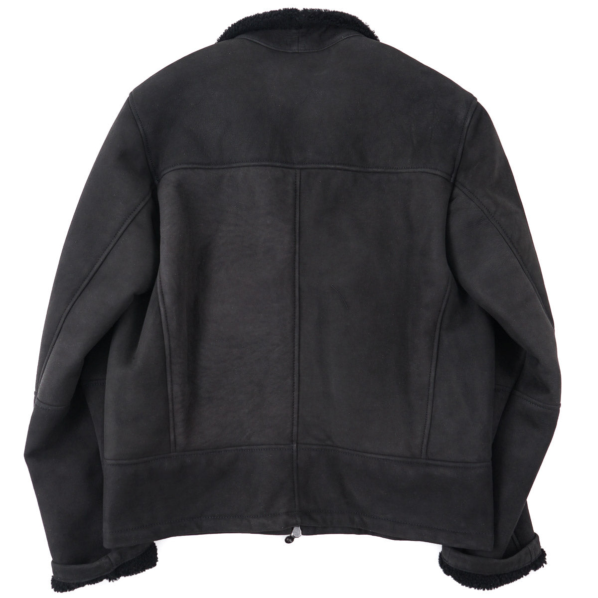 Hettabretz Shearling Leather Bomber Jacket