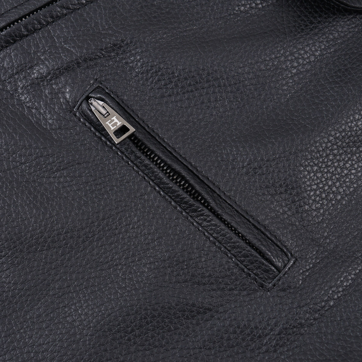 Hettabretz Deerskin Leather Bomber Jacket