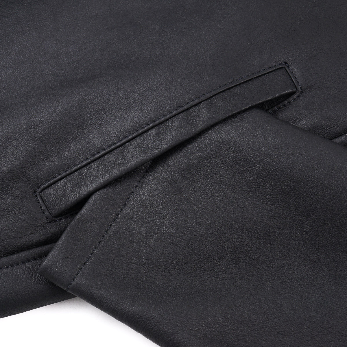 Hettabretz Shearling Leather Bomber Jacket