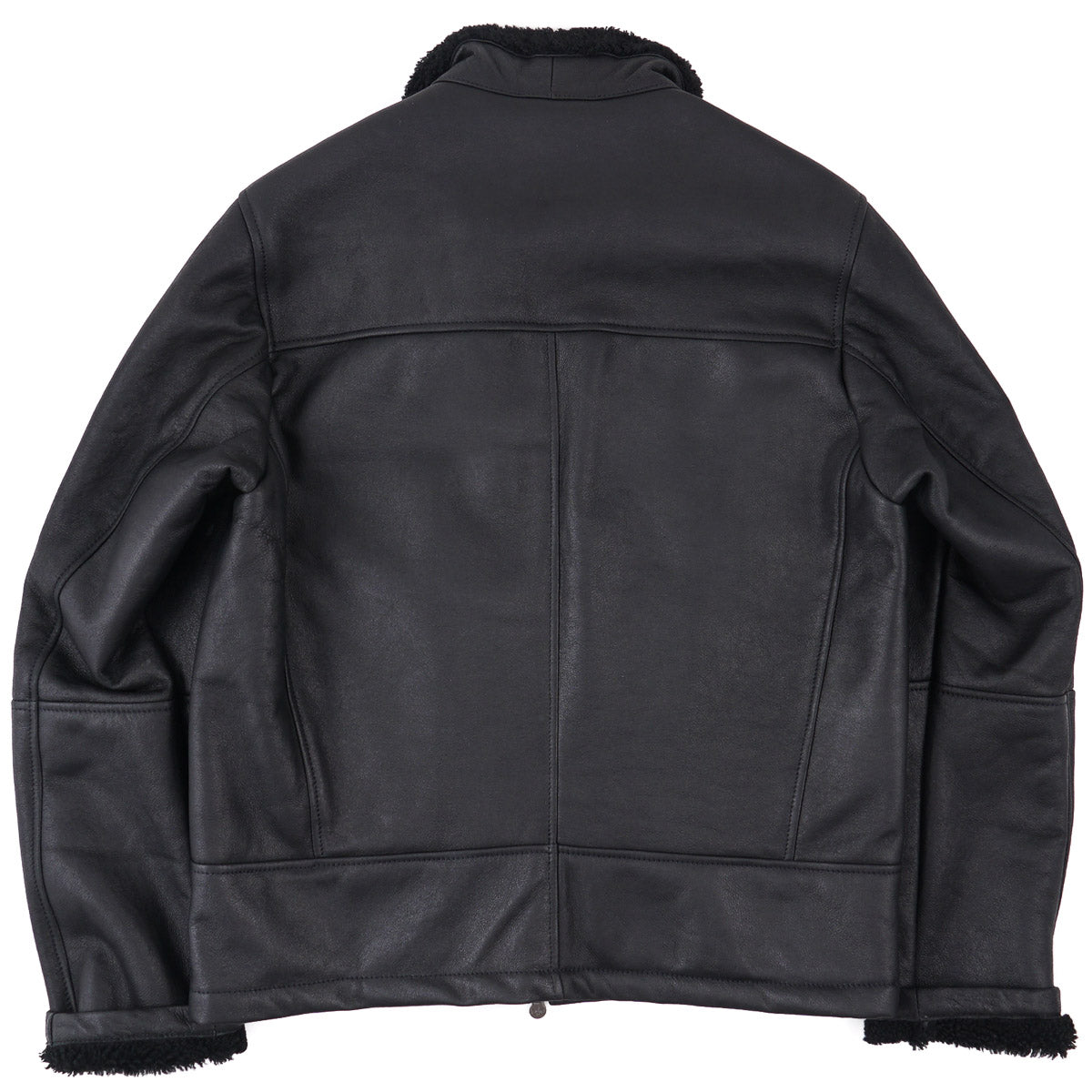Hettabretz Shearling Leather Bomber Jacket