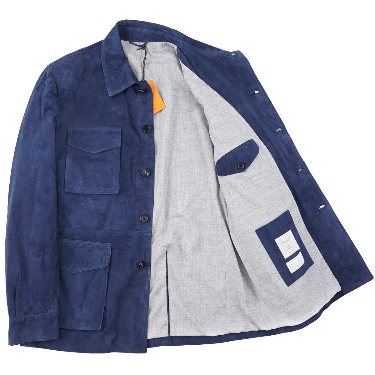 Rifugio Wool-Lined Suede Field Jacket