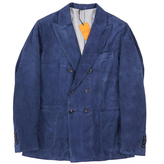 Rifugio Wool-Lined Lambskin Suede Blazer