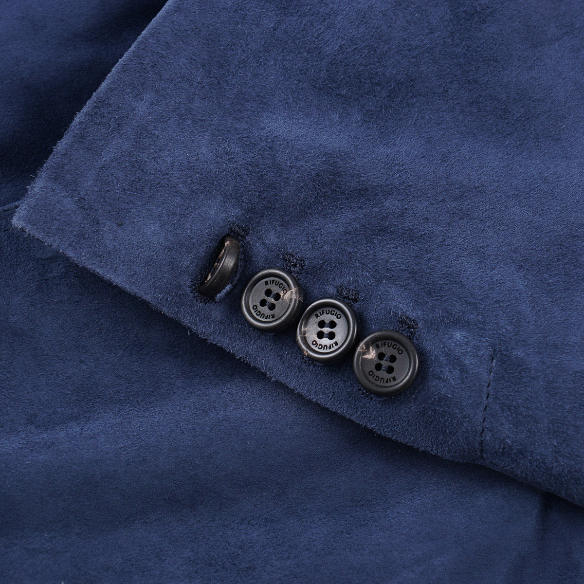 Rifugio Wool-Lined Lambskin Suede Blazer