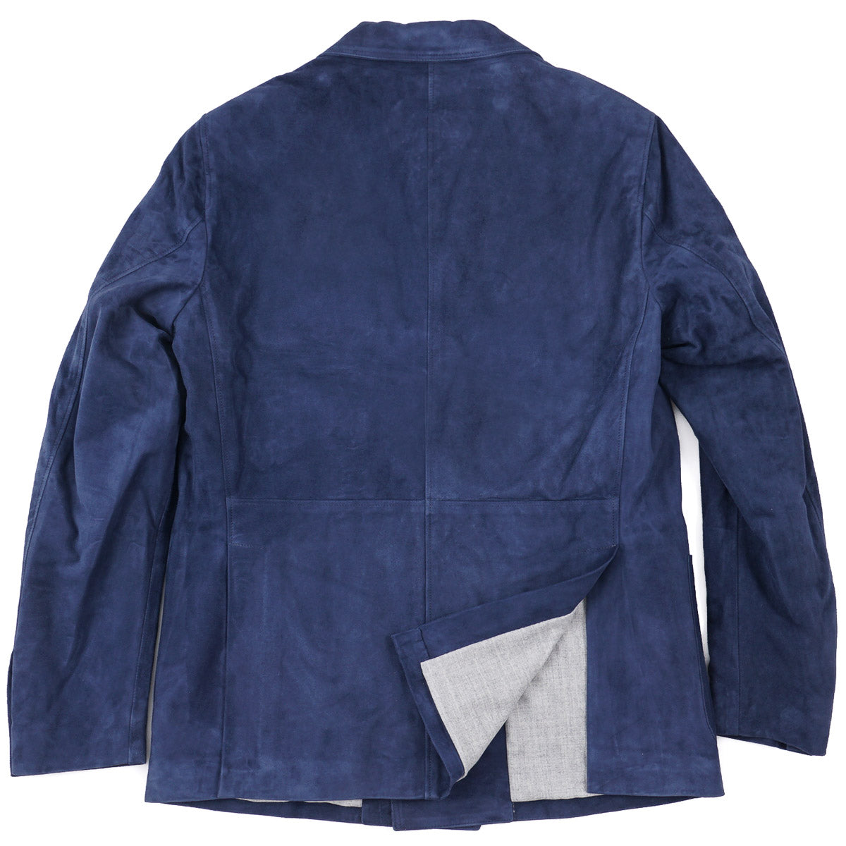 Rifugio Wool-Lined Lambskin Suede Blazer