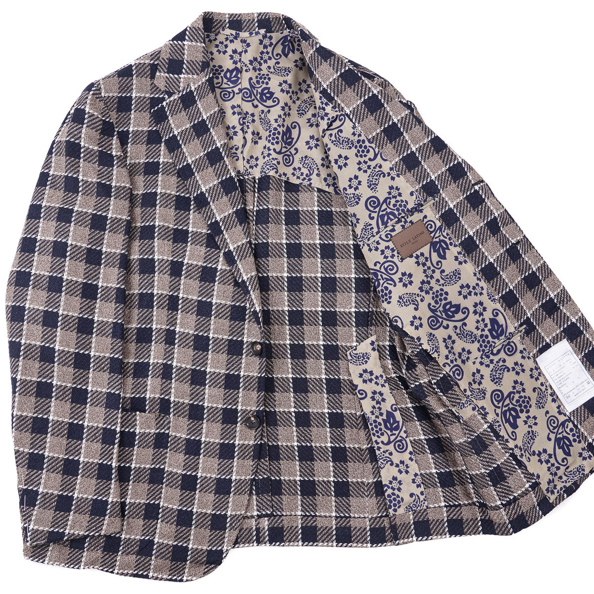 Stile Latino Woven Silk-Linen Sport Coat