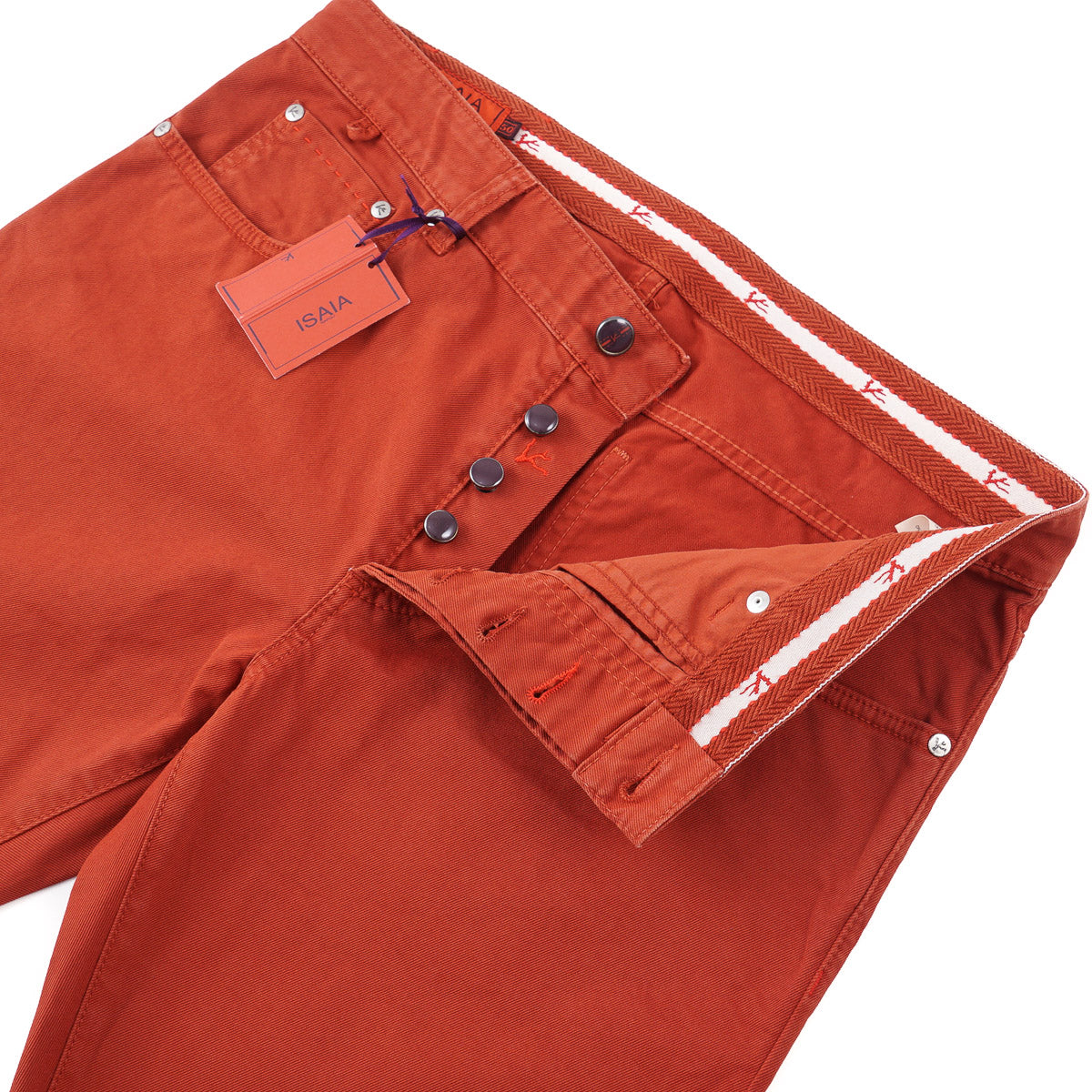 Isaia Slim-Fit Garment Dyed Jeans - Top Shelf Apparel