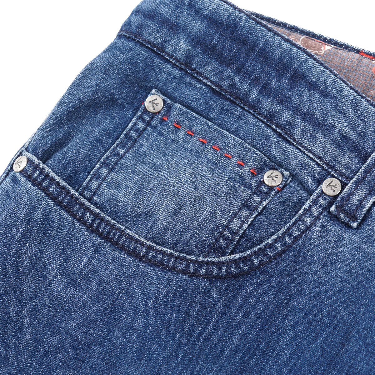 Isaia Soft Sanded Denim Jeans - Top Shelf Apparel