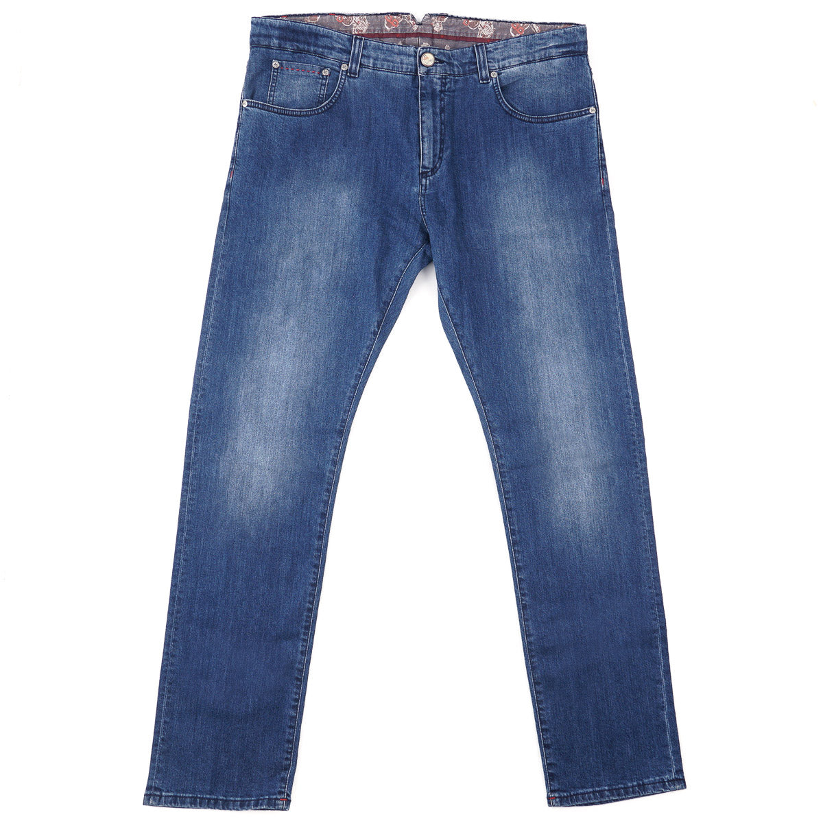 Isaia Soft Sanded Denim Jeans - Top Shelf Apparel