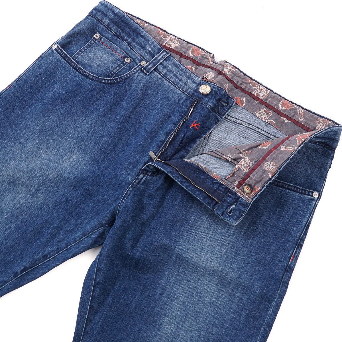 Isaia Soft Sanded Denim Jeans - Top Shelf Apparel