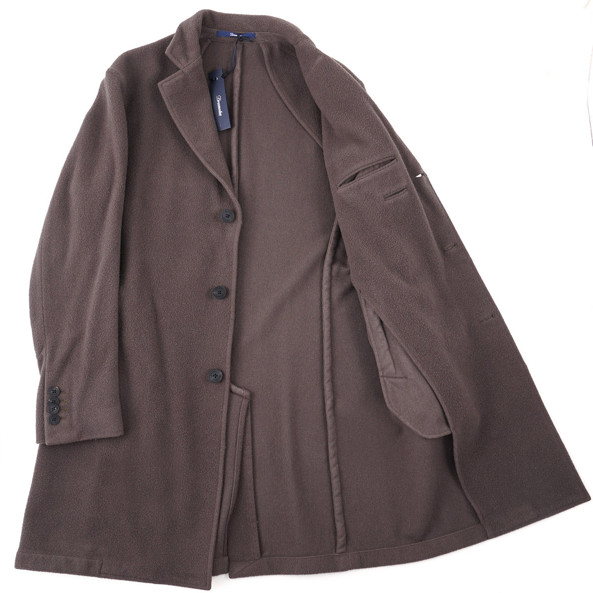 Drumohr Soft Textured Wool Overcoat - Top Shelf Apparel