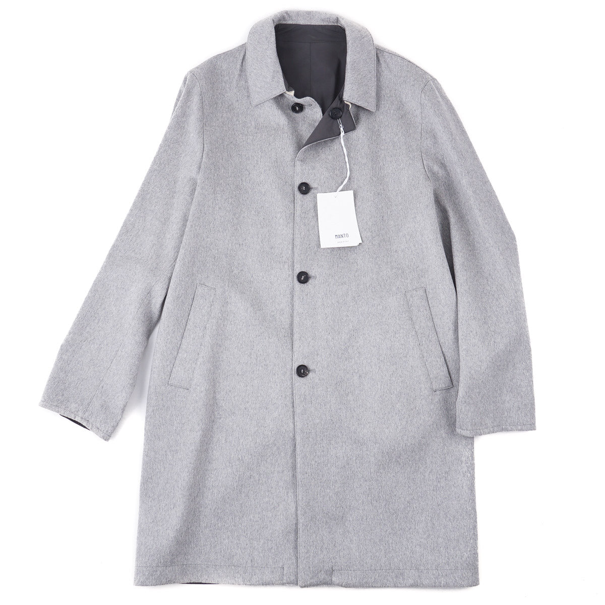 Manto Reversible Cashmere Overcoat - Top Shelf Apparel