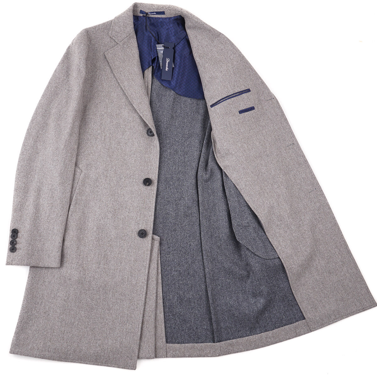 Drumohr Soft Brushed Wool Overcoat - Top Shelf Apparel