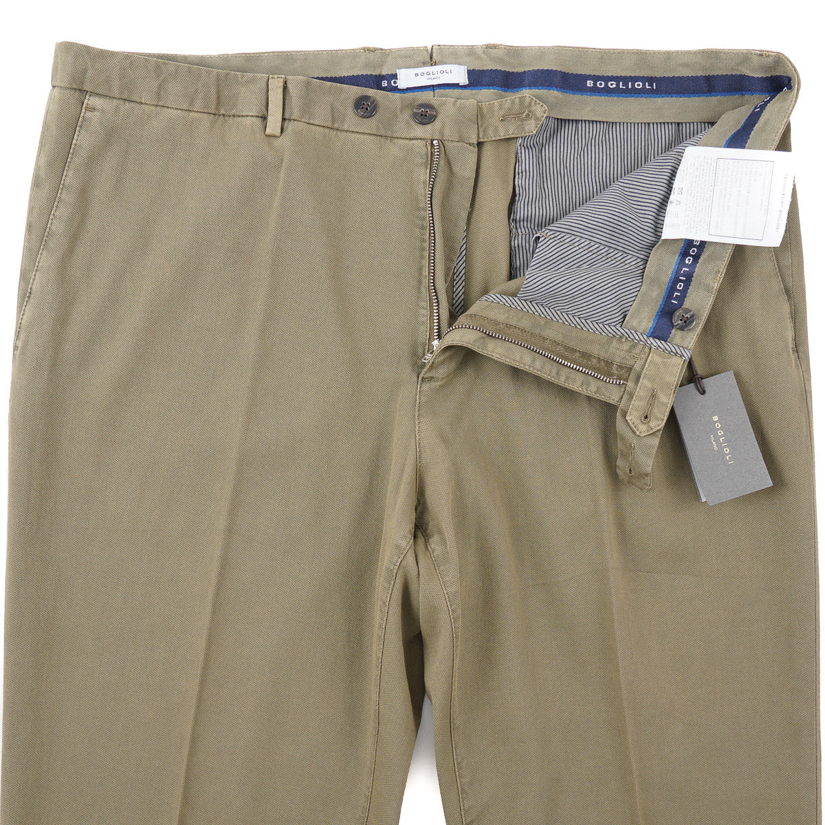 Boglioli Regular-Fit Woven Cotton Pants - Top Shelf Apparel