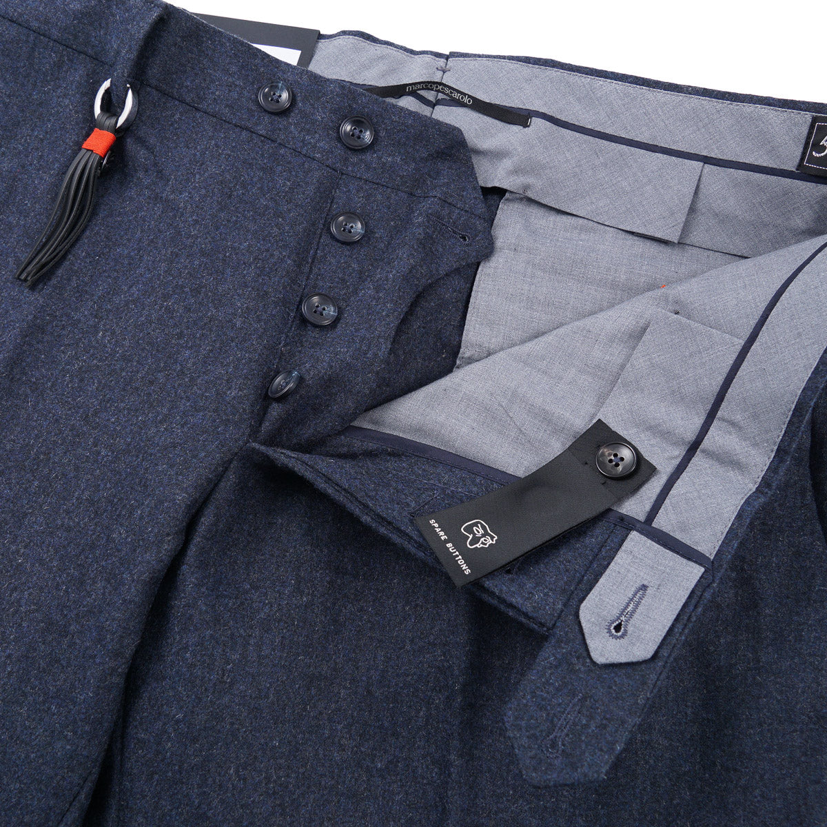 Marco Pescarolo Soft Wool-Cashmere Pants - Top Shelf Apparel