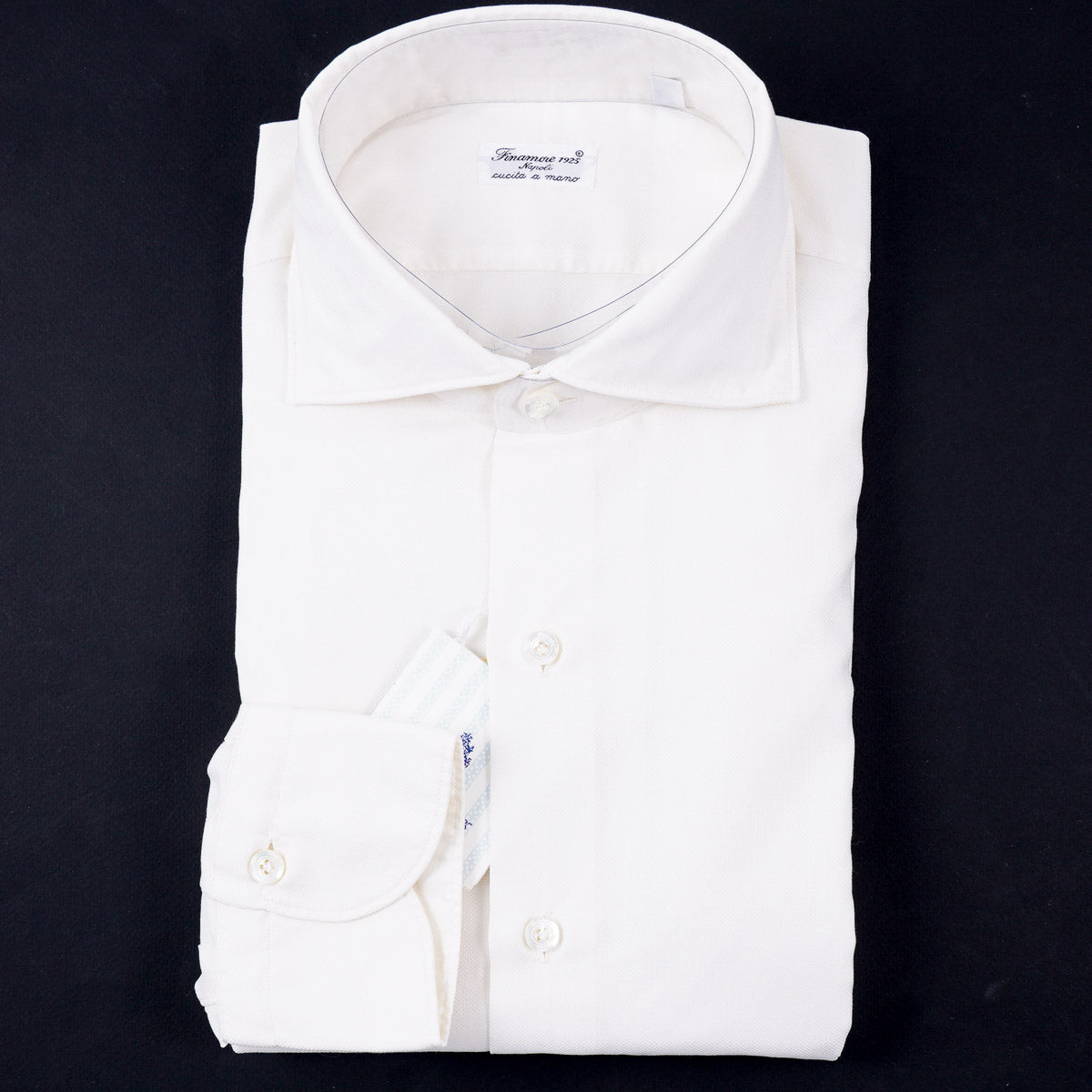 Finamore Slim-Fit Cotton Dress Shirt - Top Shelf Apparel