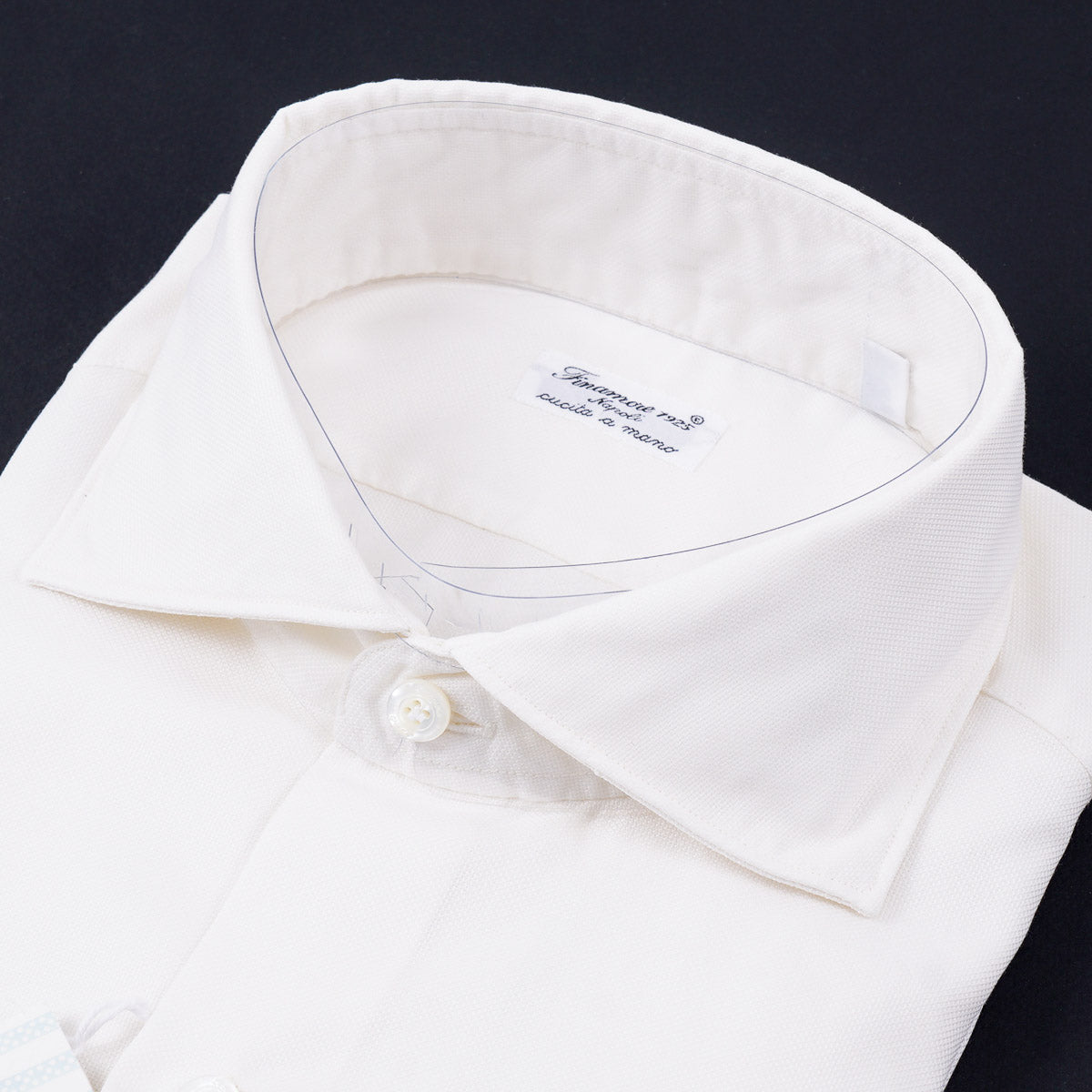 Finamore Slim-Fit Cotton Dress Shirt - Top Shelf Apparel