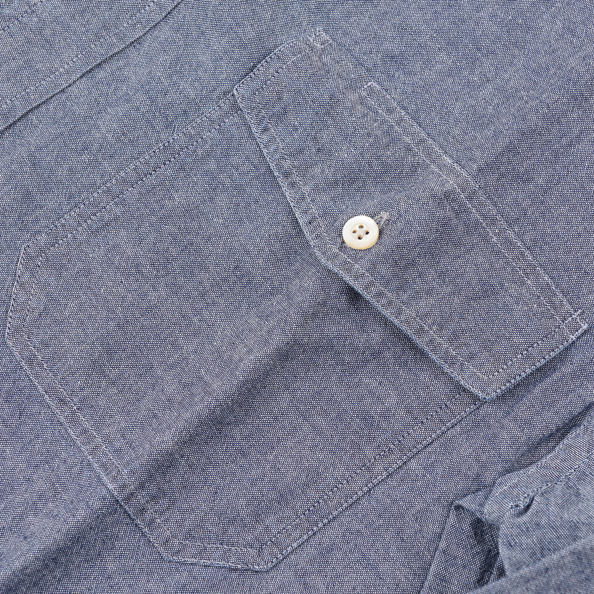 Boglioli Cotton Shirt in Blue Chambray - Top Shelf Apparel
