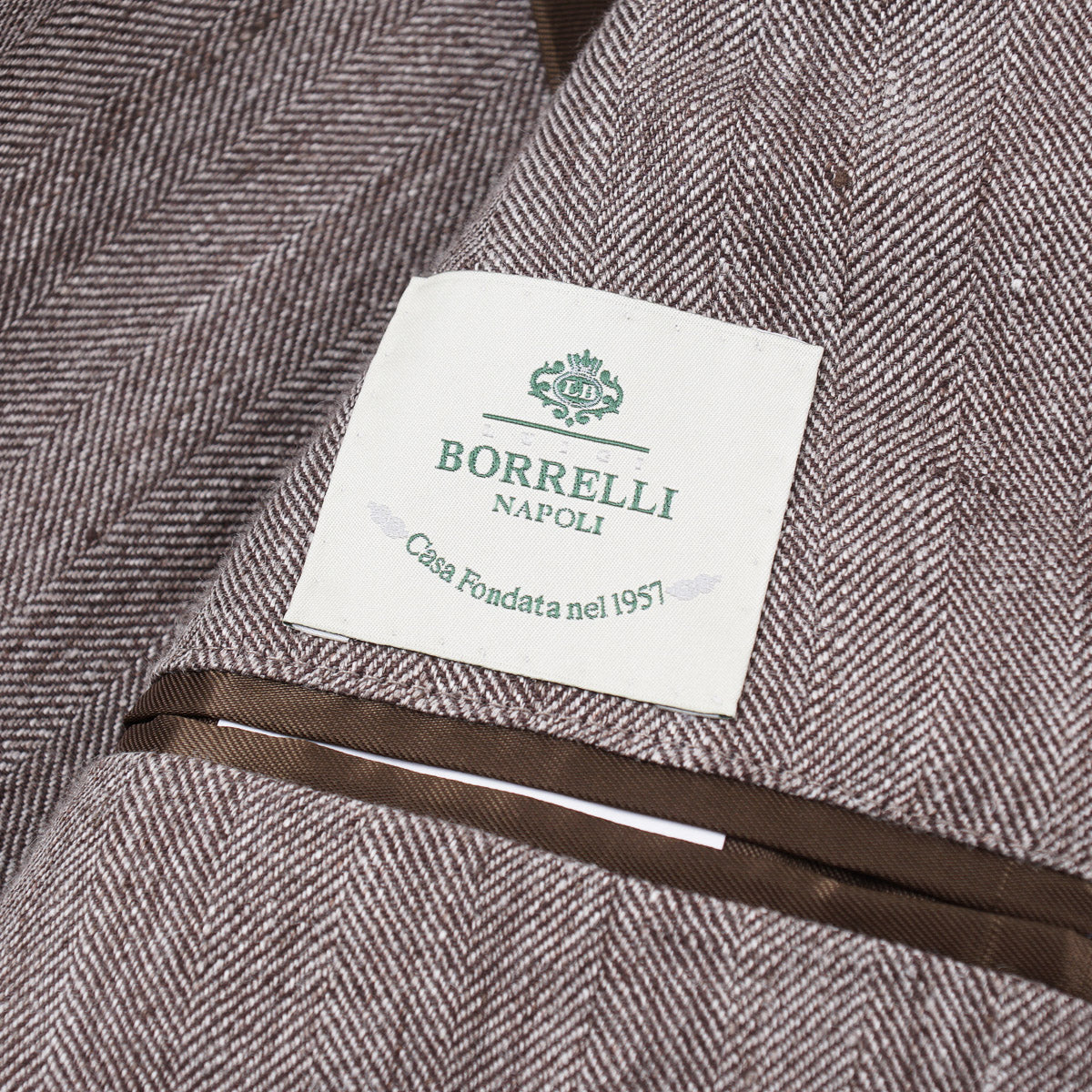 Luigi Borrelli Herringbone Linen Sport Coat - Top Shelf Apparel