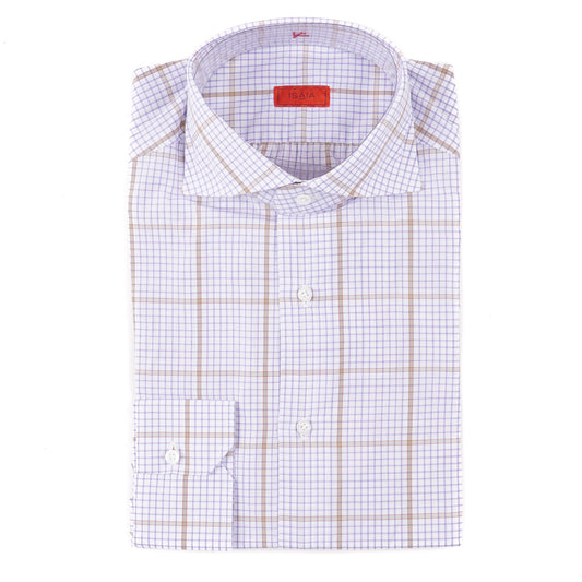 Isaia Tailored-Fit 'Mix' Cotton Shirt