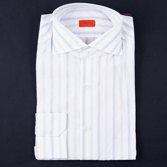 Isaia Tailored-Fit 'Mix' Cotton Shirt - Top Shelf Apparel