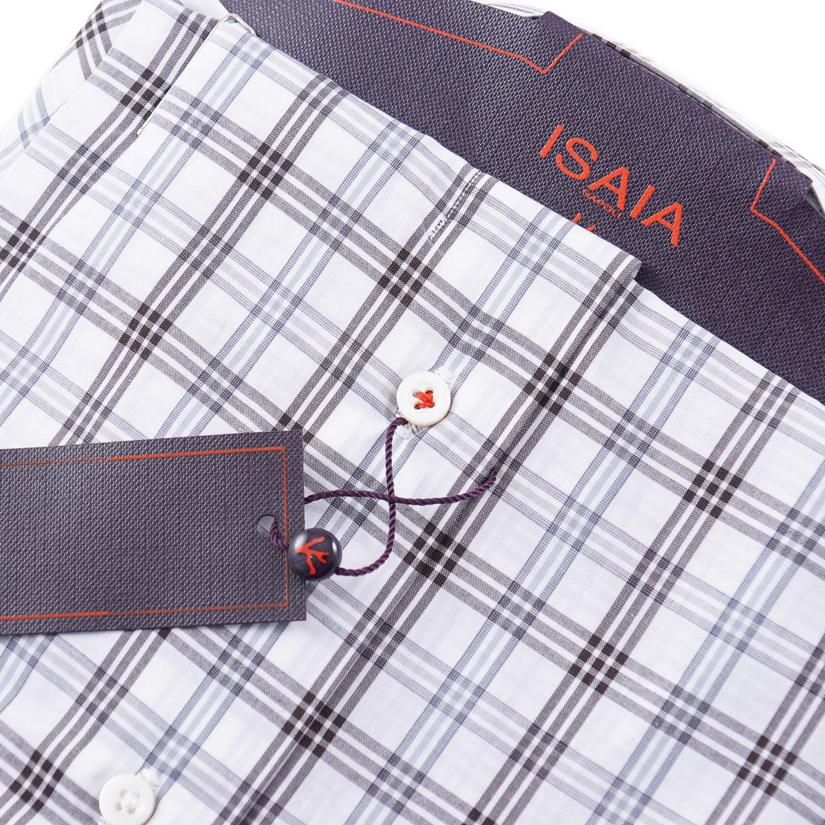 Isaia Tailored-Fit 'Mix' Cotton Shirt