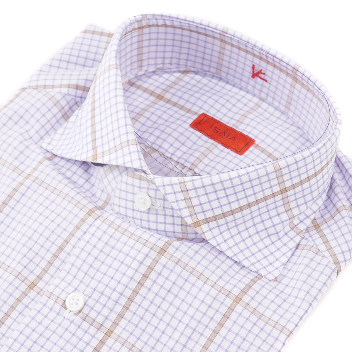 Isaia Tailored-Fit 'Mix' Cotton Shirt