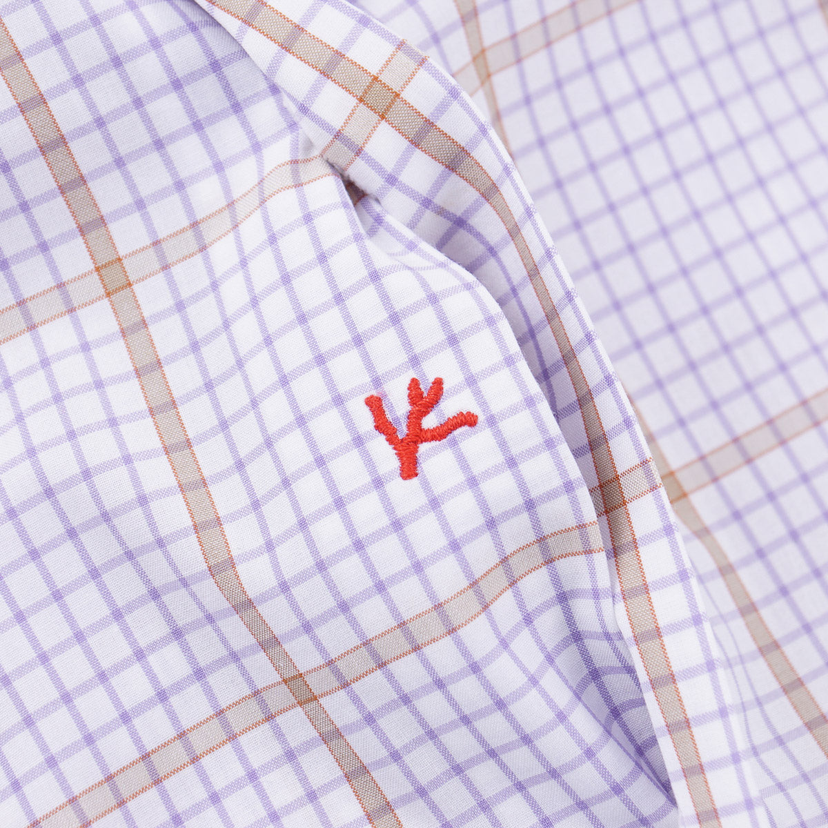 Isaia Tailored-Fit 'Mix' Cotton Shirt