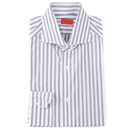 Isaia Tailored-Fit 'Mix' Cotton Shirt - Top Shelf Apparel