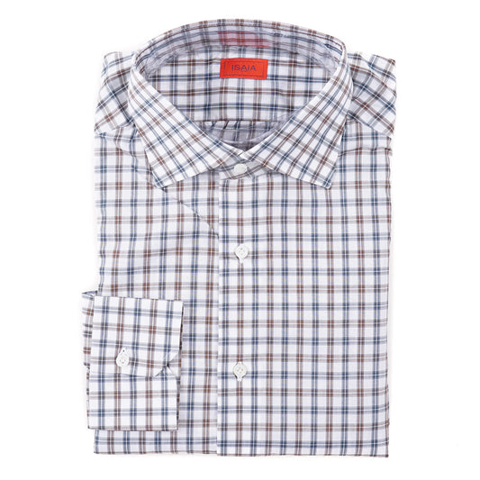 Isaia Tailored-Fit 'Mix' Cotton Shirt - Top Shelf Apparel