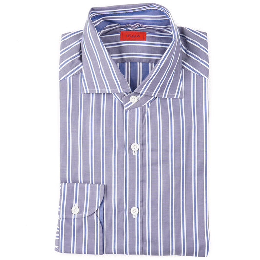 Isaia Tailored-Fit 'Mix' Cotton Shirt - Top Shelf Apparel